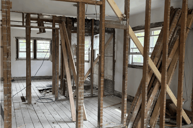 structured wall knockdown during basement remodel structured wall knockdown during basement remodel